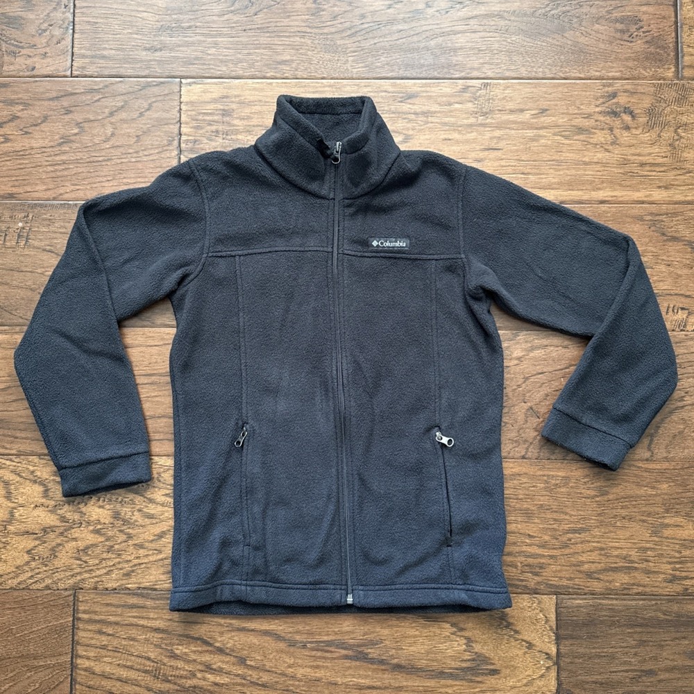 Columbia Fleece Jacket Full Zip Polyester Utility Casual Size‎ M 10/12